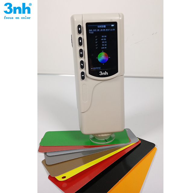 Mètre de mesure colorimétrique portatif bon marché de couleur avec le laboratoire NR60CP de cie pour remplacer le lecteur de couleur de Cr-10