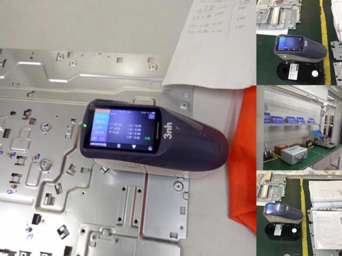 spectrophotomètre portatif de 3nh YS3060 pour examiner la différence de couleur pour assurer la boîte de machine d'ordinateur et le plat d'aluminium