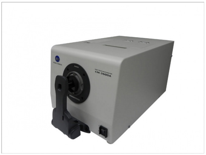 Spectrophotomètre portatif de mètre de chroma de couleur de SCE CM-3600A de Minolta D/8 SCI/pour la réflectivité et la transmission