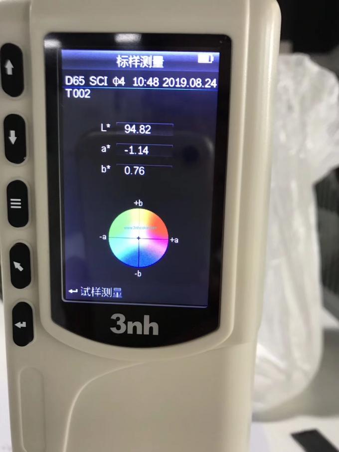 Comment colorimètre de l'utilisation NR60CP mesurer la farine