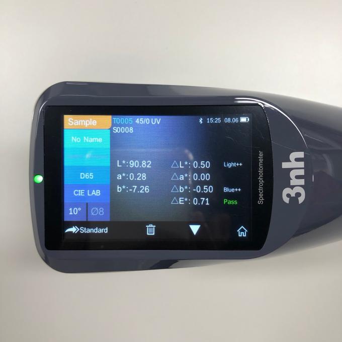 spectrophotomètre portatif d'ouverture de 2mm YS4510 45/0 pour que la mesure de la couleur remplace Xrite PRÉCIS